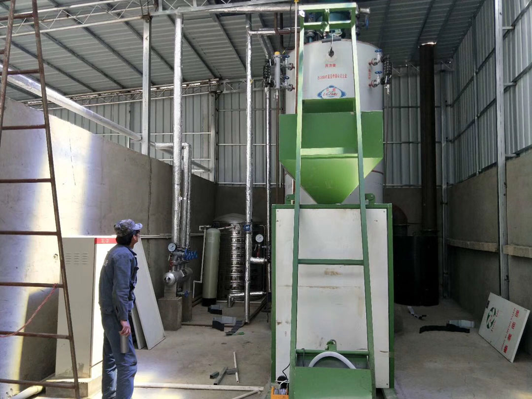 立式生物质锅炉